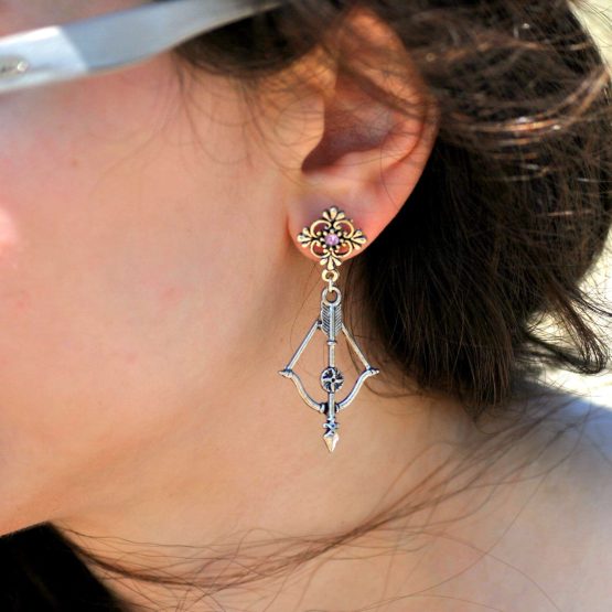 Σκουλαρίκια Τόξο - Βέλος